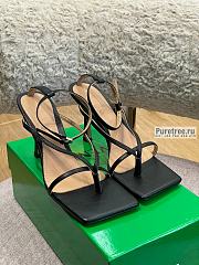 Bottega Veneta | Stretch Strap Sandals Black - 9cm - 3