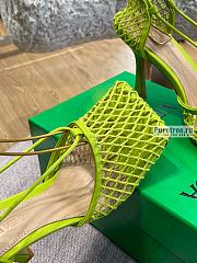 Bottega Veneta | Mesh And Leather Sandals Kiwi - 9cm - 2