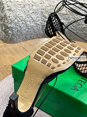 Bottega Veneta | Mesh And Leather Sandals Black - 9cm - 4