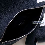 DIOR Saddle Bag Black Oblique Jacquard size 26 x 19 x 4.5 cm - 5