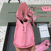 BALENCIAGA | Neo Cagole Xs Handbag In Light Pink Lambskin - 26 x 12 x 18cm - 5