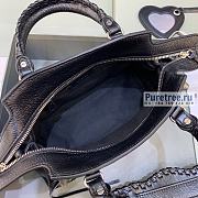 BALENCIAGA | Neo Cagole XS Handbag In Black Lambskin - 26 x 12 x 18cm - 5