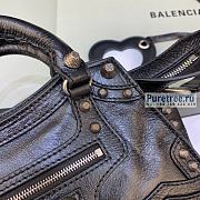 BALENCIAGA | Neo Cagole XS Handbag In Black Lambskin - 26 x 12 x 18cm - 6