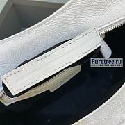 BALENCIAGA | Neo Cagole XS Handbag In White Lambskin - 26 x 12 x 18cm - 2