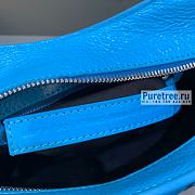 BALENCIAGA | Neo Cagole XS Handbag In Blue Lambskin - 26 x 12 x 18cm - 2