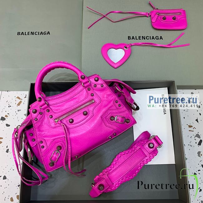 Balenciaga Powder pink Neo Cagole XS mini bag