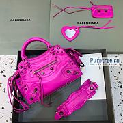 BALENCIAGA | Neo Cagole XS Handbag In Pink Lambskin - 26 x 12 x 18cm - 1