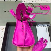 BALENCIAGA | Neo Cagole XS Handbag In Pink Lambskin - 26 x 12 x 18cm - 4