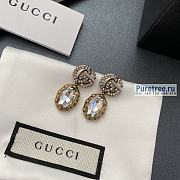 GUCCI | Double G Earrings With Crystals - 3