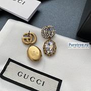 GUCCI | Double G Earrings With Crystals - 5