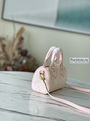 Louis Vuitton | Nano Speedy Pink Monogram Grained Leather M81508 - 16 x 10 x 7.5cm - 6