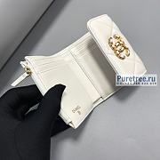 CHANEL | 19 Small Flap Wallet White Lambskin AP1064 - 11 x 9.5 x 3cm - 5