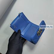 CHANEL | 19 Small Flap Wallet Blue Lambskin AP1064 - 11 x 9.5 x 3cm - 4