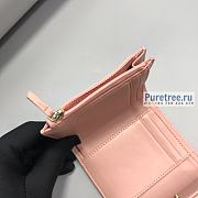 CHANEL | 19 Small Flap Wallet Pink Lambskin AP1064 - 11 x 9.5 x 3cm - 5
