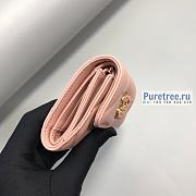 CHANEL | 19 Small Flap Wallet Pink Lambskin AP1064 - 11 x 9.5 x 3cm - 3