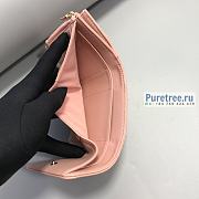 CHANEL | 19 Small Flap Wallet Pink Lambskin AP1064 - 11 x 9.5 x 3cm - 2