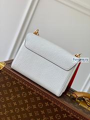 Louis Vuitton | Twist MM White Epi Grained Leather M20681 - 23 x 17 x 9.5cm - 5
