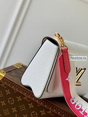 Louis Vuitton | Twist MM White Epi Grained Leather M20681 - 23 x 17 x 9.5cm - 2