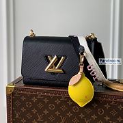 Louis Vuitton | Twist MM Black Epi Grained Leather M20681 - 23 x 17 x 9.5cm - 1