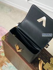 Louis Vuitton | Twist MM Black Epi Grained Leather M20681 - 23 x 17 x 9.5cm - 4