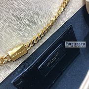 YSL | Kate Medium Chain Bag In Gold/Beige Grain Leather - 24 x 14.5 x 5.5cm - 6