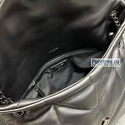 YSL | Puffer Medium Chain Bag In Black Quilted Lambskin - 35 x 23 x 13.5cm - 2