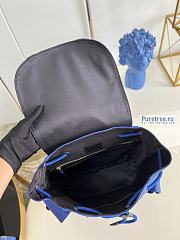 Louis Vuitton Christopher MM Blue Taurillon Leather M21104 38x44x21 cm - 3