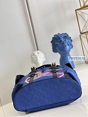 Louis Vuitton Christopher MM Blue Taurillon Leather M21104 38x44x21 cm - 2