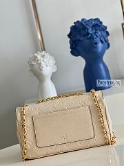 Louis Vuitton  Marceau Cream Beige Leather M46201 - 24.5 x 15 x 6.5cm 
