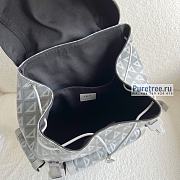 DIOR | Hit The Road Backpack Gray CD Diamond Canvas - 43 x 51 x 20cm - 4