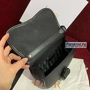 DIOR | Gallop Messenger Bag Black Grained Calfskin - 20.5 x 16 x 5cm - 5