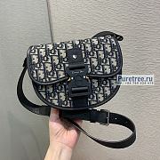 DIOR | Gallop Messenger Bag Black Oblique Jacquard - 20.5 x 16 x 5cm - 1