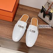 HERMES | Oz Mule White Leather - 5