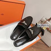 HERMES | Oz Mule Black Leather - 5