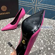 VERSACE | Pin-point Pumps Pink Leather - 10cm - 2