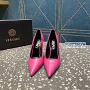VERSACE | Pin-point Pumps Pink Leather - 10cm - 3