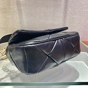 PRADA | System Nappa Leather Patchwork Bag In Black - 6