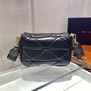 PRADA | System Nappa Leather Patchwork Bag In Black - 4