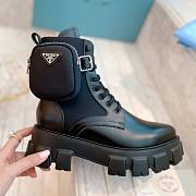 Prada Monilith lace-up boots Black - 1