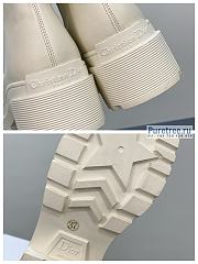 DIOR | Symbol Ankle Boot White Supple Calfskin - 4