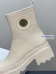 DIOR | Symbol Ankle Boot White Supple Calfskin - 3