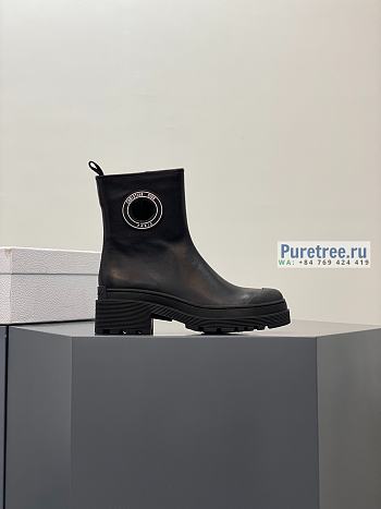 DIOR | Symbol Ankle Boot Black Supple Calfskin