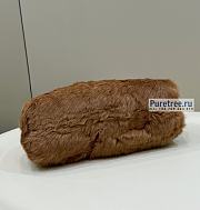FENDI | First Medium Brown Mink Bag - 32.5 x 15 x 23.5cm - 2
