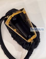 FENDI | First Medium Black Mink Bag - 32.5 x 15 x 23.5cm - 3
