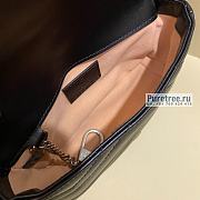 GUCCI | GG Marmont Belt Bag Black Leather - 16.5 x 5 x 10cm - 3