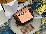 Louis Vuitton | Neverfull MM Damier Ebene Rose Ballerine - 31 x 28 x 14cm - 3