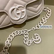 GUCCI | GG Marmont Belt Bag White Leather - 16.5 x 5 x 10cm - 6