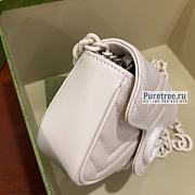 GUCCI | GG Marmont Belt Bag White Leather - 16.5 x 5 x 10cm - 4