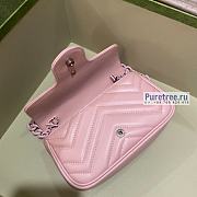 GUCCI | GG Marmont Belt Bag Pink Leather - 16.5 x 5 x 10cm - 5