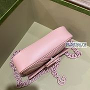 GUCCI | GG Marmont Belt Bag Pink Leather - 16.5 x 5 x 10cm - 2
